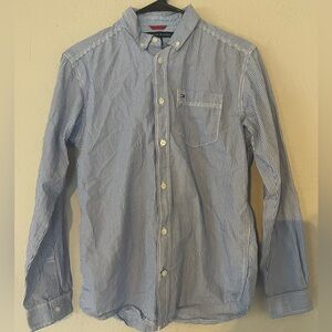Boys Tommy Hilfiger Striped Button Down Shirt